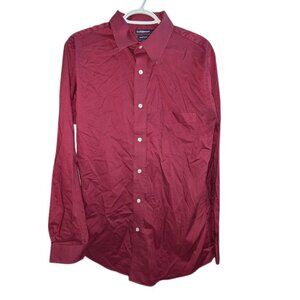 *3 FOR $9* Croft & Barrow Essentials Solid Long Sleeve Button Dress Shirt 16 1/2